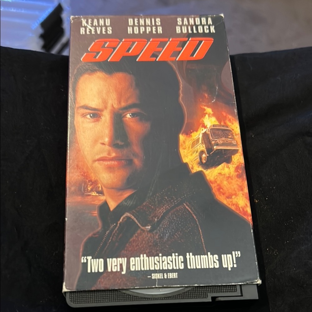 Speed Movie VHS - Black Cover